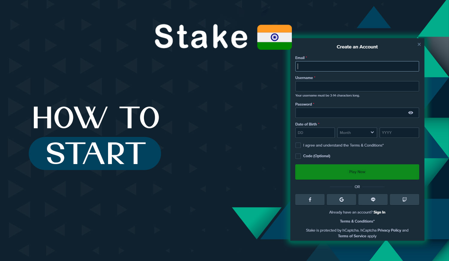 How Indian users can start playing online casino games at Stake