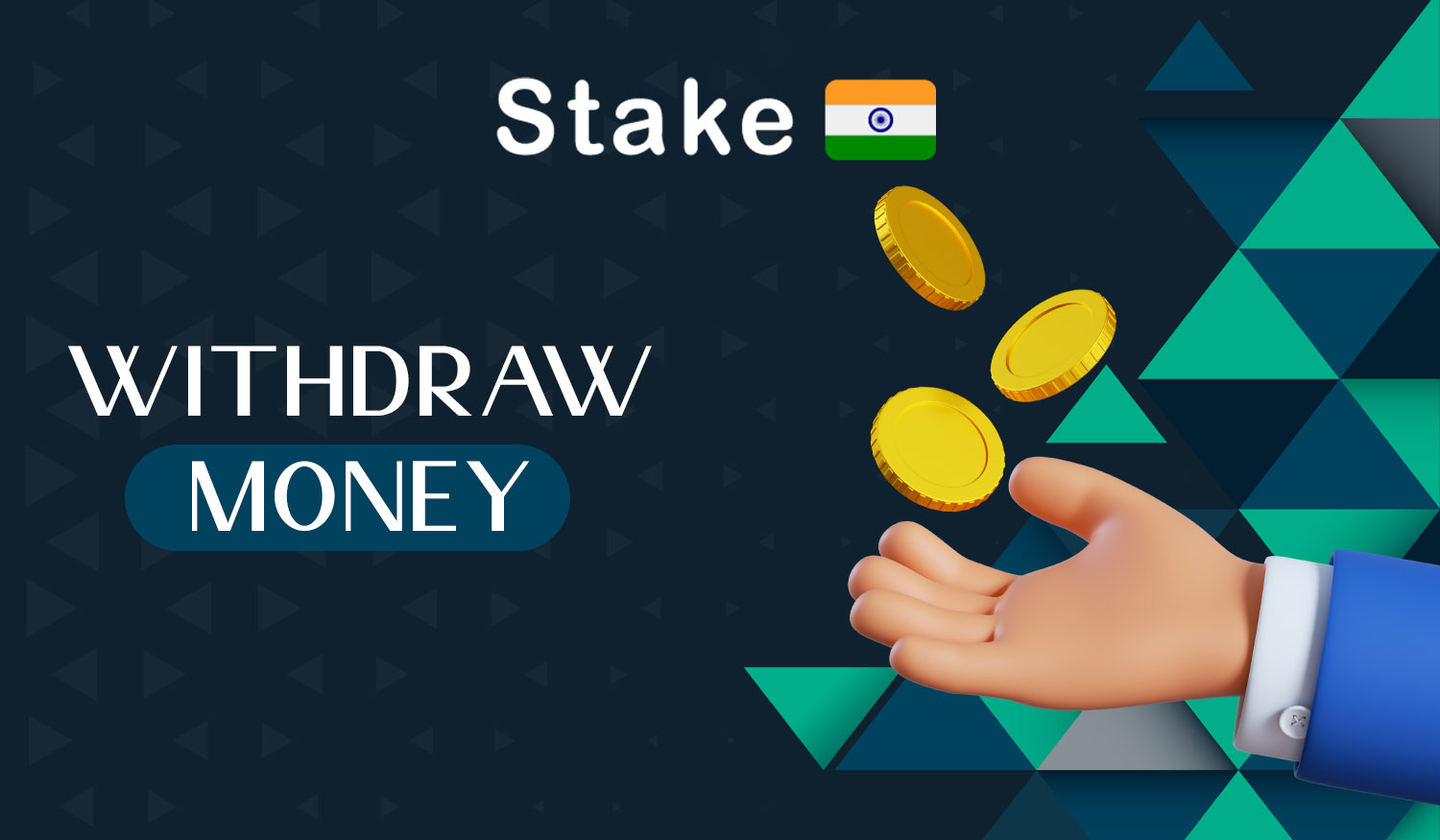 Step by step instructions on how to withdraw funds from Stake