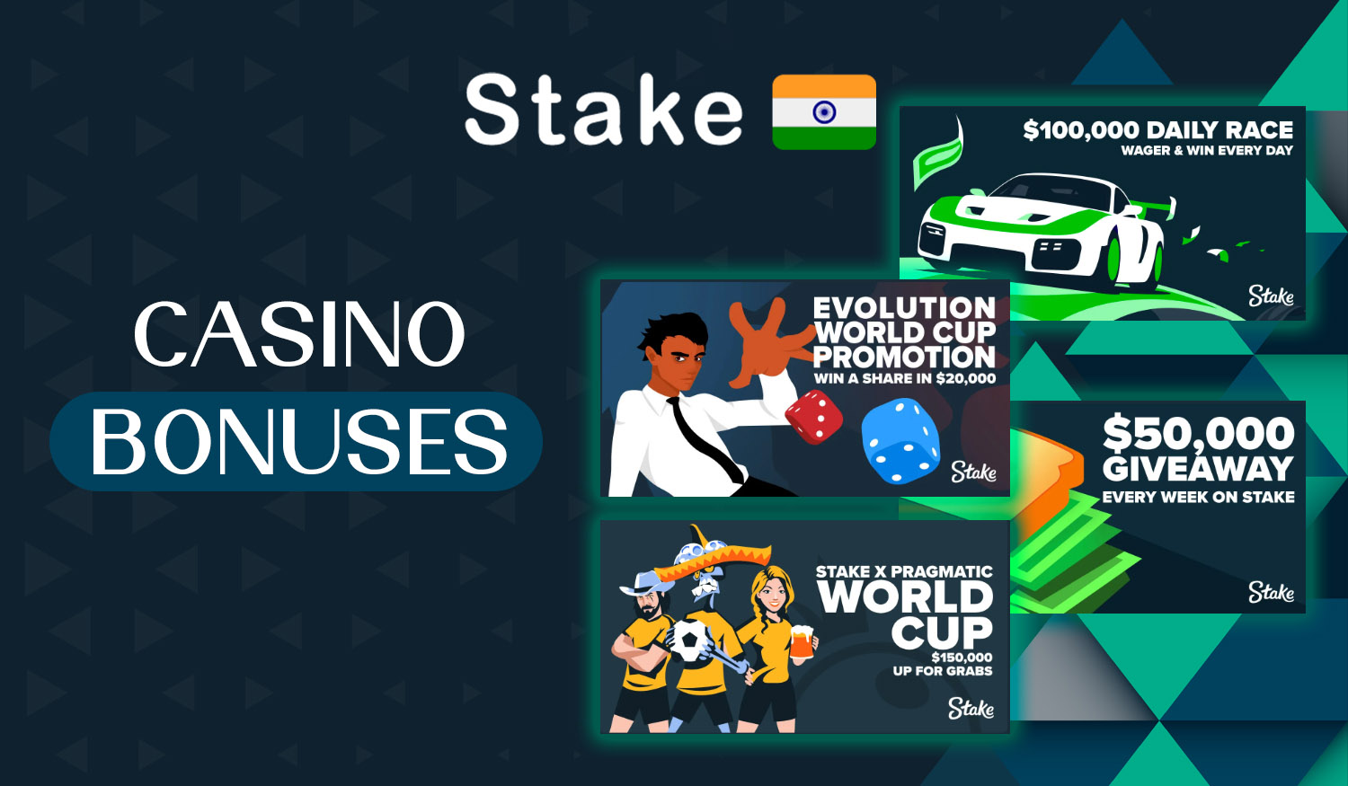 How Indian casino lovers can take advantage of the bonus program at Stake