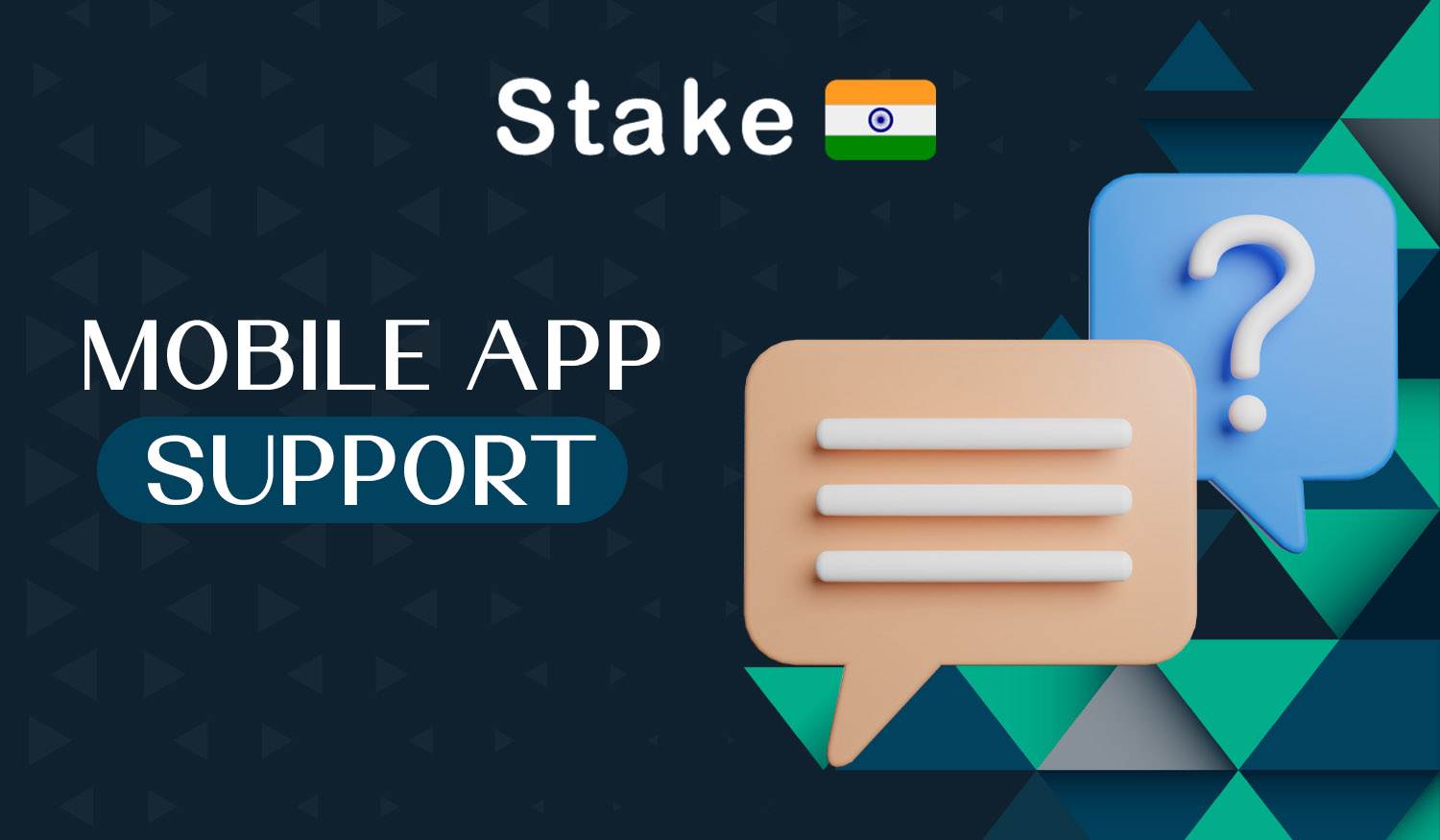 How to contact support via the Stake Mobile App