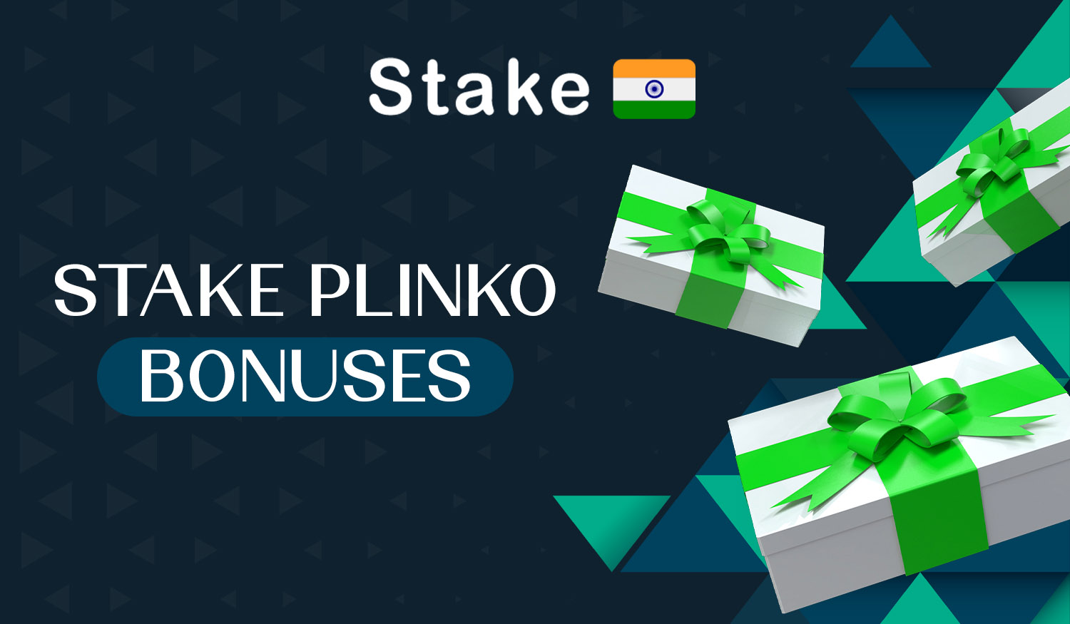 Bonuses available at Stake casino for Indian users