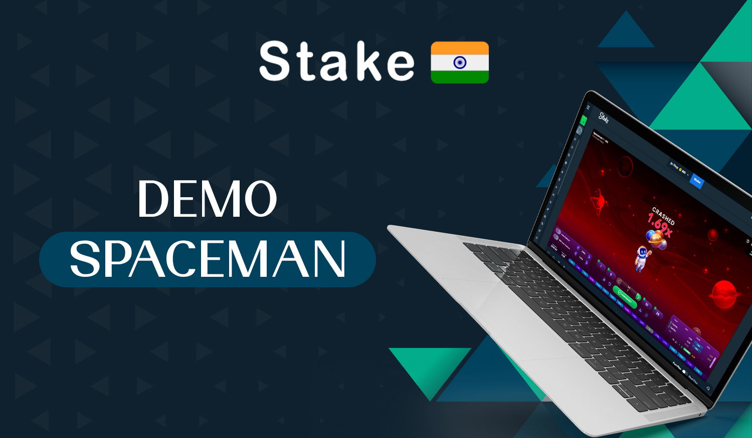 Demo version of the online game Spaceman at Stake casino